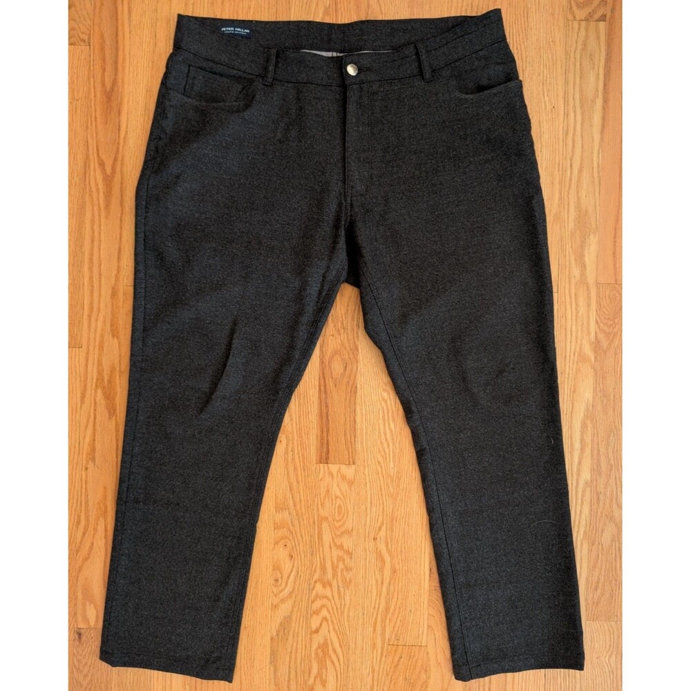 Peter Millar Crown Crafted Excursionist Flex Alpine Pants Mens 36x27 Charcoal